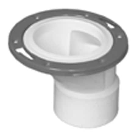 Charlotte Pipe And Foundry 4x3 Off Closet Flange PVC 00820 0600HA